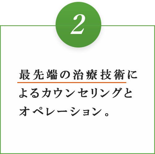 完全予約制で患者様をお待たせいたしません。
